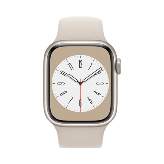 Εικόνα της Apple Watch (Series 8 2022) Gps 32GB 41mm Starlight Aluminium Case with Sport Band Starlight EU