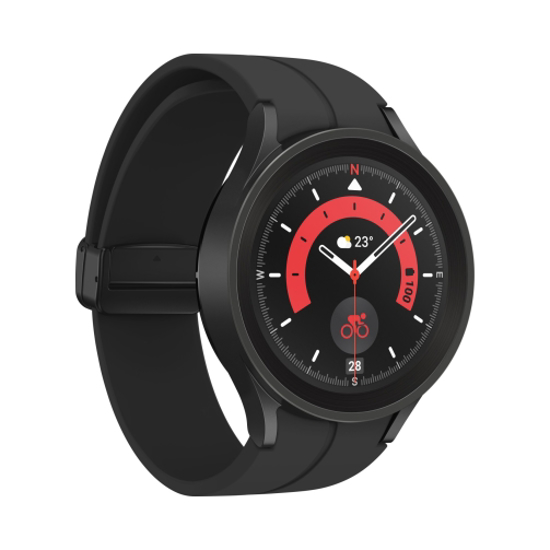 Εικόνα της Samsung Galaxy Watch5 Pro (R925 2022) 4G 45mm 16GGB (1,5GB Ram) Black Titanium EU