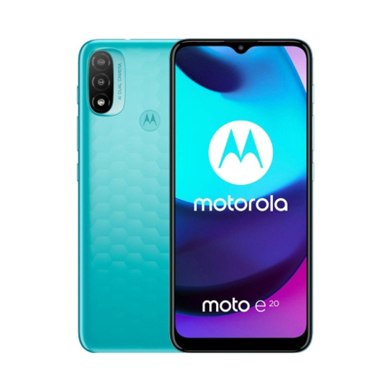 Εικόνα της Motorola Moto E20 (PARX0007PL 2021) 4G 32GB (2GB Ram) Dual-Sim Coastal Blue EU
