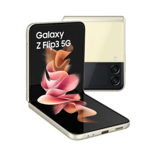 Εικόνα της Samsung Galaxy Z Flip3 (F711B 2021) 5G 256GB (8GB Ram) Dual-Sim Cream EU