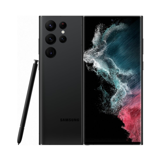 Εικόνα της Samsung Galaxy S22 Ultra (S908B 2022) 5G 128GB (8GB Ram) Dual-Sim Phantom Black EU
